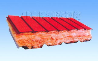 北京勝利達鋼結構公司 玻璃棉夾芯板高清圖片展示